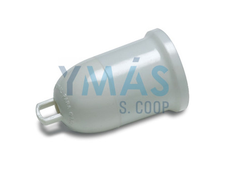 PORTALAMPARAS PROVISIONAL PARA OBRAS E-27 BLANCO 4A 250V