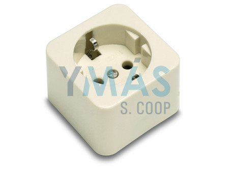 BASE SUPERFICIE PORCELANA CON TT 16A-250V