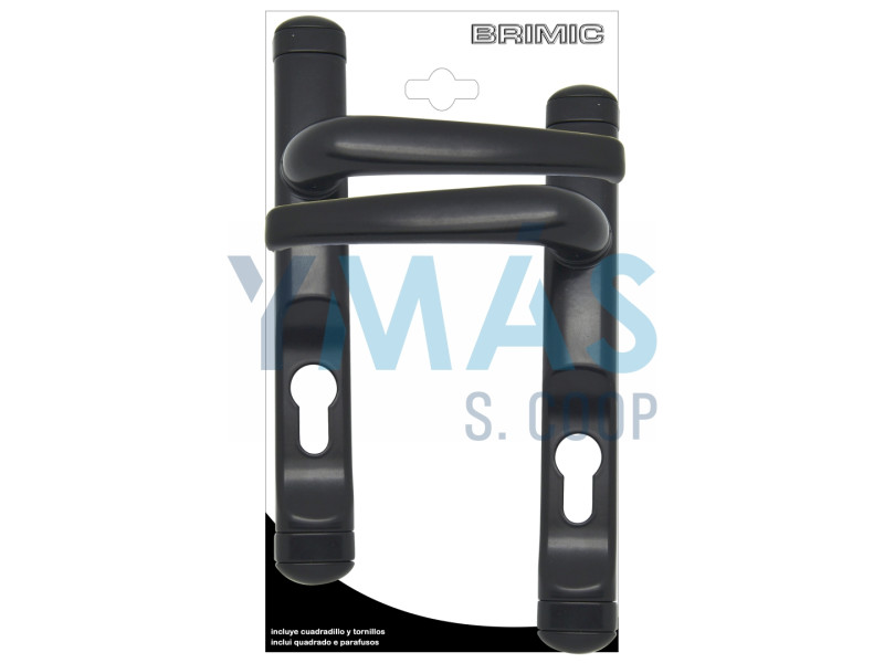 JUEGO MANILLA ALUMINIO NEGRA