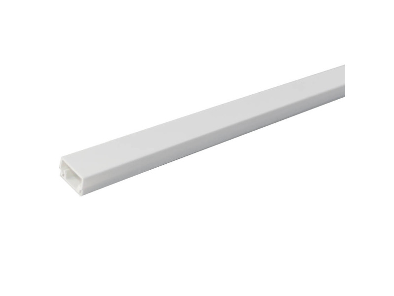 MINI-CANALETA ADHESIVA BLANCA PVC 10 X 20 X 2000MM IP40