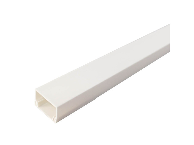 MINI-CANALETA BLANCA ADHESIVA PVC 16 X 16 X 2000MM IP40