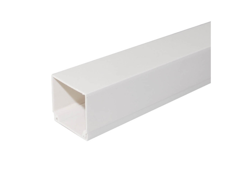 CANALETA FIJACION A TORNILLO BLANCA PVC 25 X 40 X 2000MM IP40