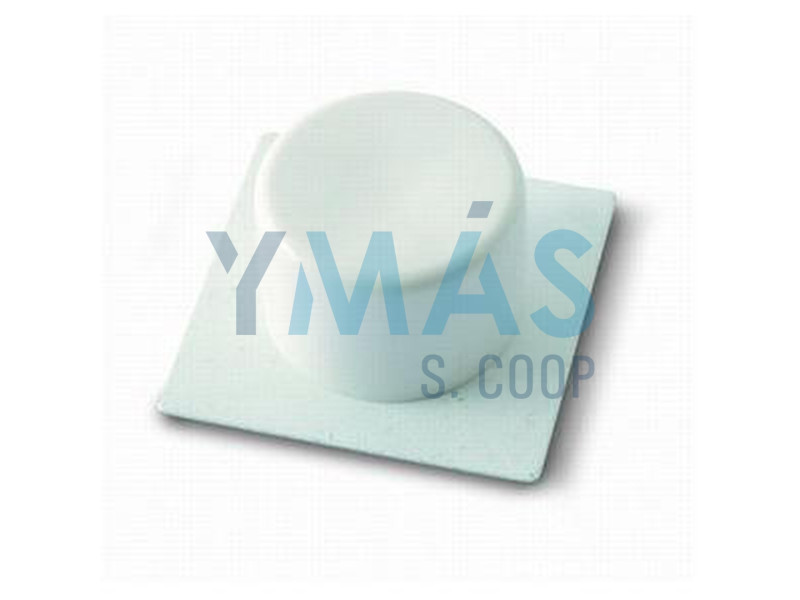 TOPE PARA PUERTA ADHESIVO INOXIDABLE GOMA BLANCO BRINOX             