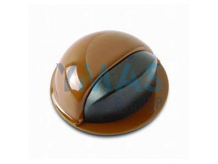 TOPE DE PUERTA ADHESIVO BASE REDONDA MARRON BRINOX 9004-5M