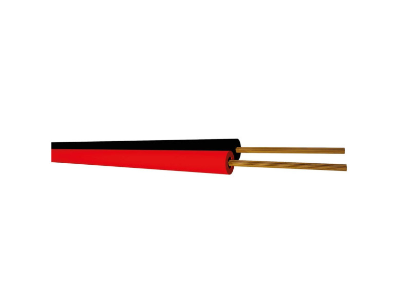CABLE PARALELO AUDIO PVC (2 X 1) ROJO / NEGRO