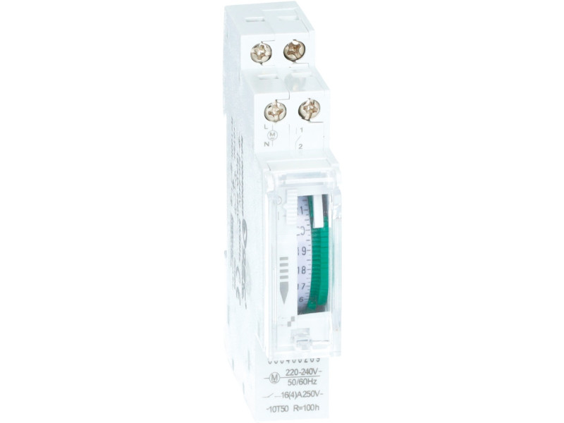TEMPORIZADOR MECANICO DIARIO 24H PARA GUIAS DIN 3500W IP20 16A