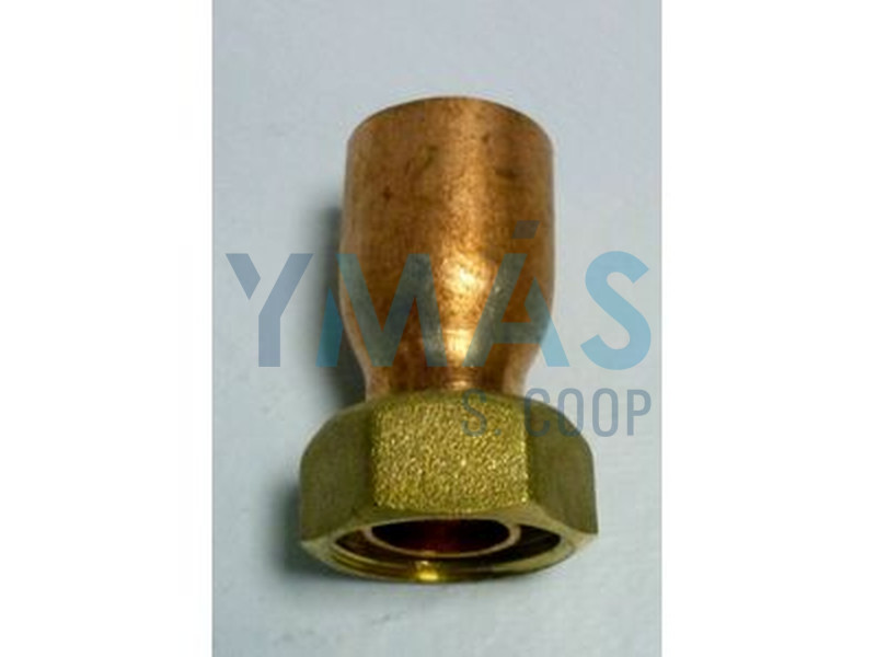 RACORD DE DOS PIEZAS DE SOLDAR 18MM - 1/2"