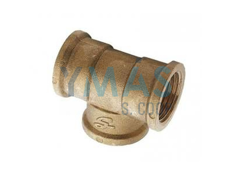 TE 90º IGUAL ROSCA HEMBRA LATON 1/2"