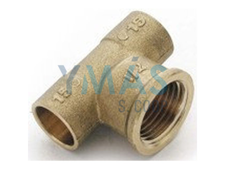 TE HEMBRA LATON SOLDAR 1/2" X 18MM 