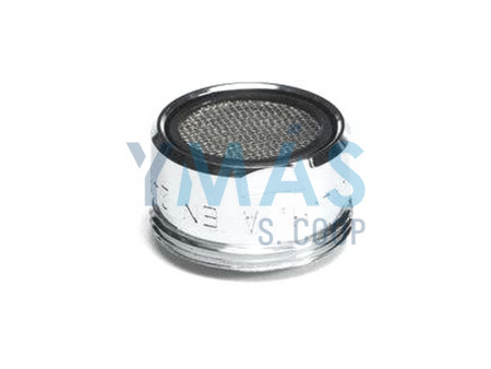 FILTRO AIREADOR 24/100 ROSCA MACHO LATON CROMADO        