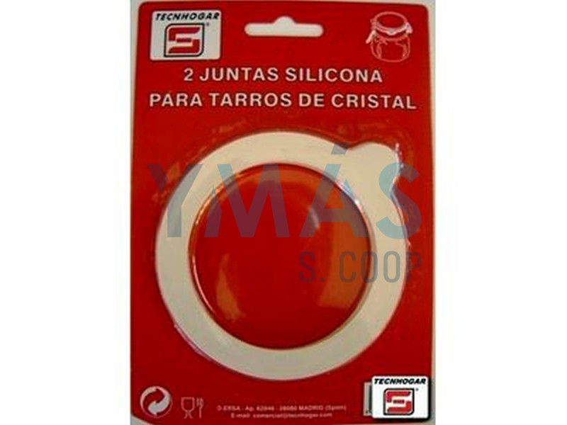 JUNTA SILICONA TARRO CRISTAL 2 UNDS.              
