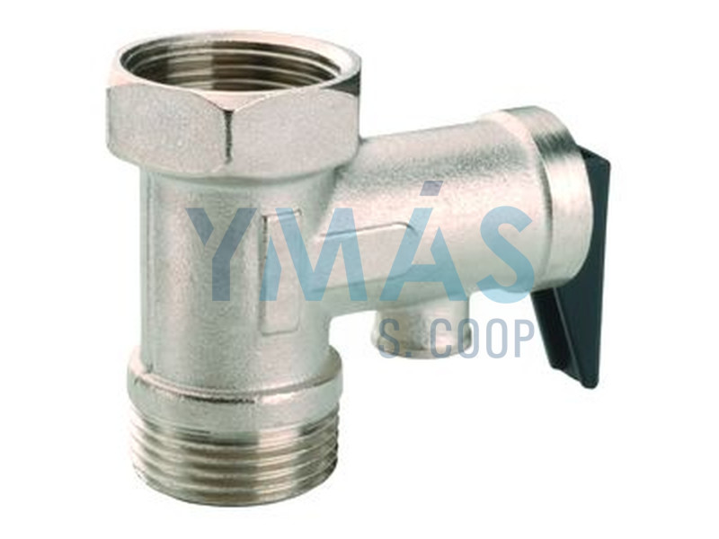 VALVULA SEGURIDAD Y RETENCION CALENTADOR M/H 3/4" CON PURGA 9BAR