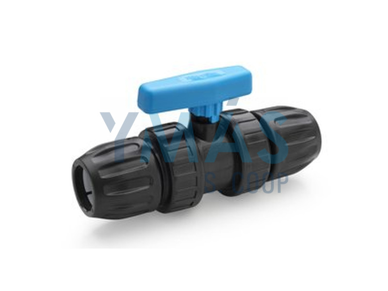 VALVULA FITTING LLAVE DE PASO PE-PE 32 X 32MM