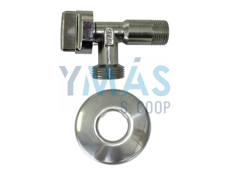 VALVULA-LLAVE ESCUADRA LAVADORA-LAVAVAJILLAS 1/2"-3/4"