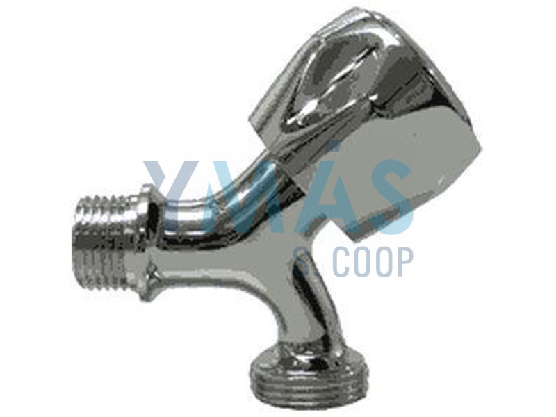 GRIFO LAVADORA SENCILLO METAL 1/2" X 3/4" CROMO                     