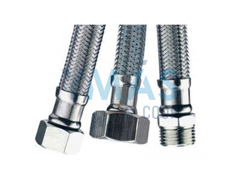 CONEXION INOX 12,5MM H 3/8" - H 1/2" 25CM