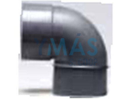 CODO 87º ENCOLAR M-H 90MM PVC EVACUACION