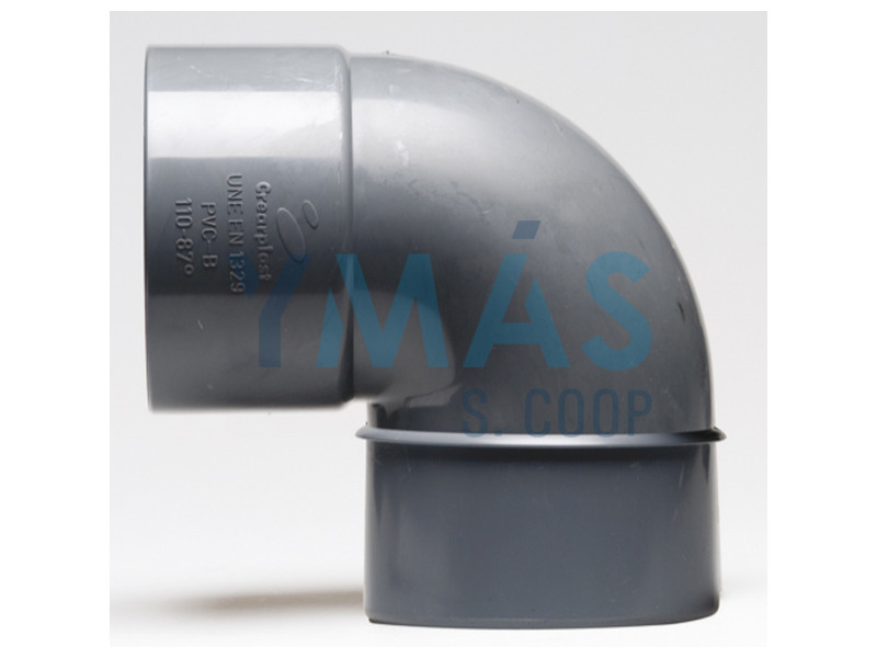 CODO 87º ENCOLAR M-H 40MM PVC EVACUACION