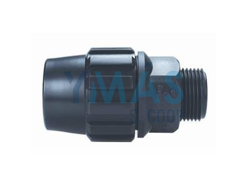 ENLACE FITTING ROSCA MACHO 25 MM X 3/4" POLIETILENO
